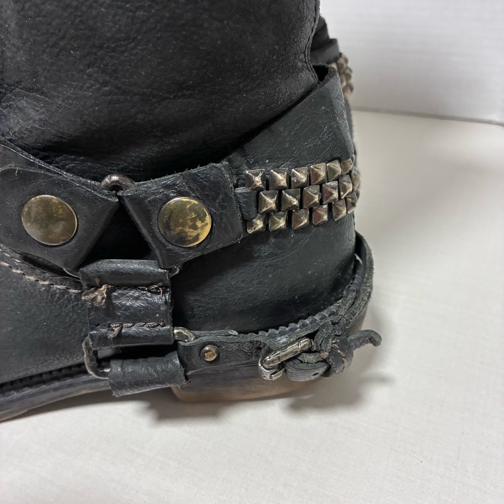 Pakros - Blacker Leather Moto Boot - 36 - Picture 3 of 14